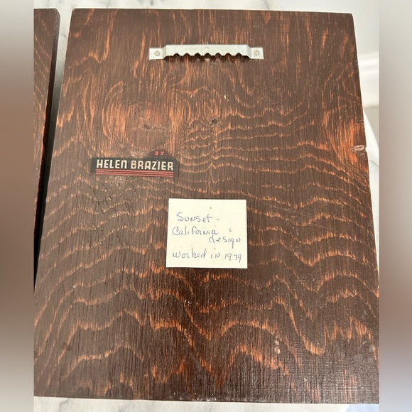 Vintage Crewel 70s art pieces, set of 2 - Picture 5 of 13